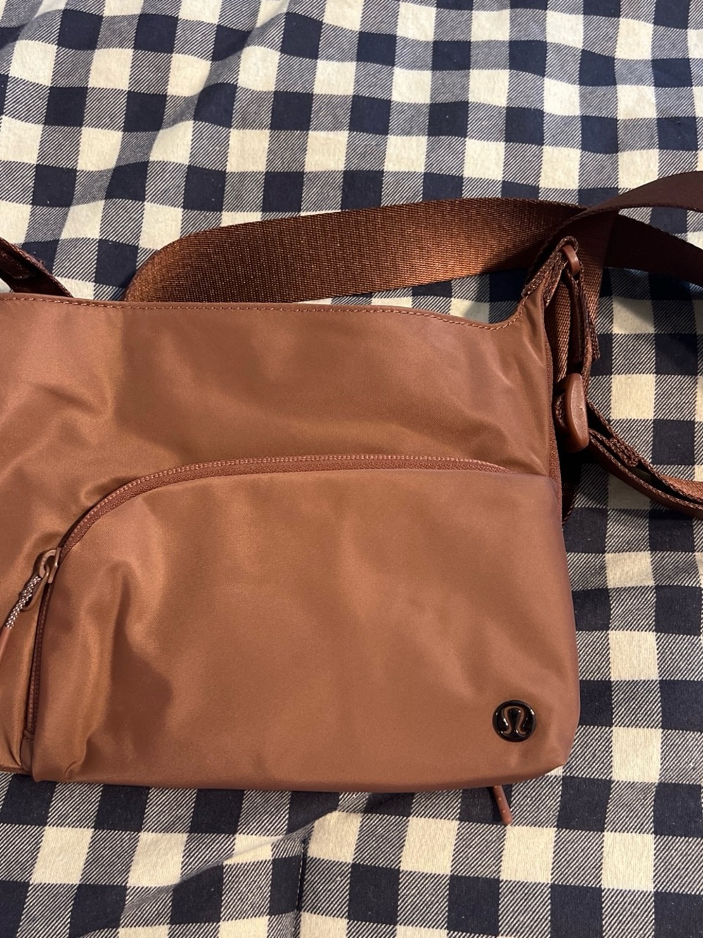 lululemon athletica Brown Men's Messenger Crossbody Bag